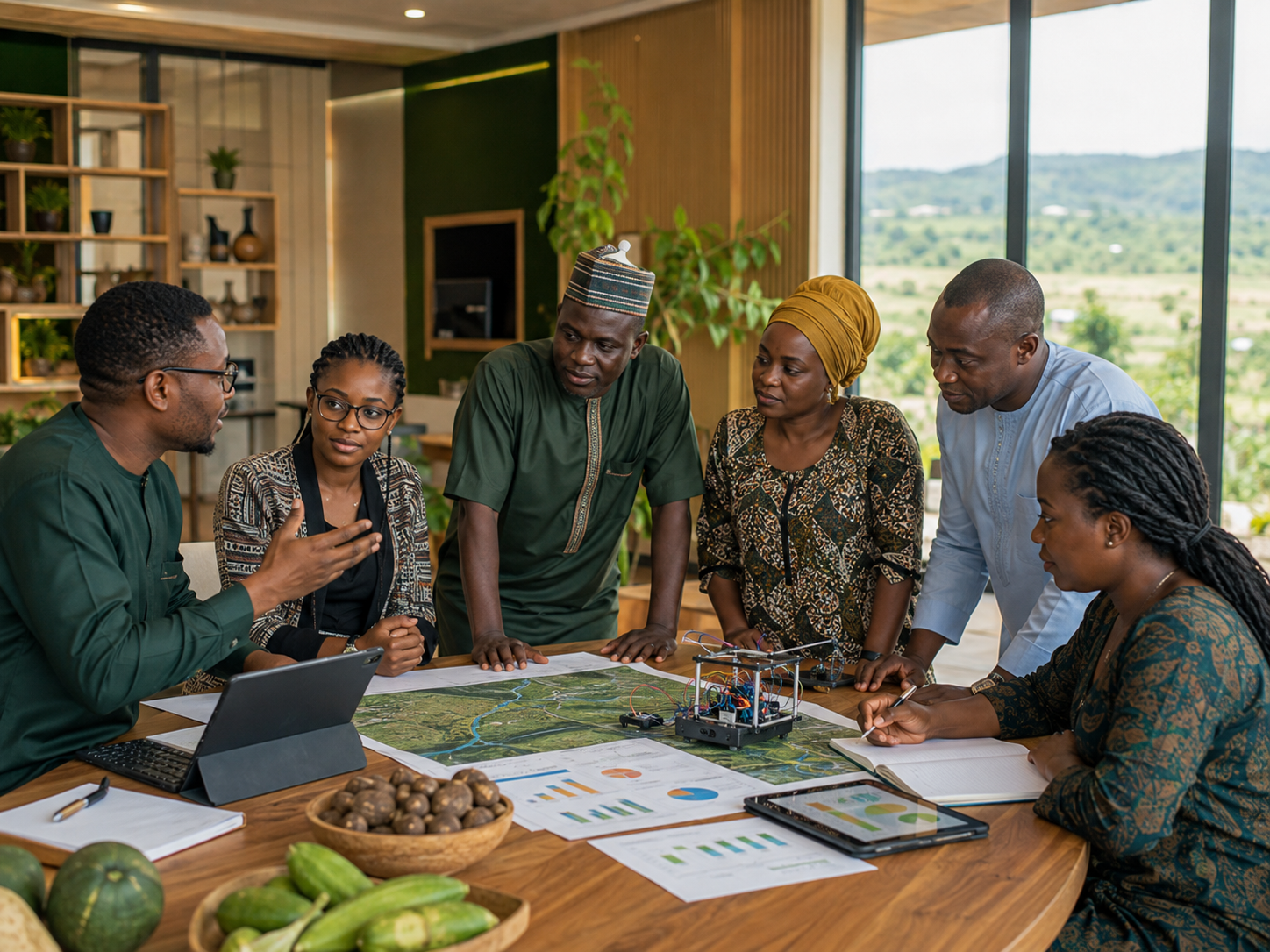 Benue entrepreneurs, researchers, public-sector and community leaders collaborating around development plans and technology